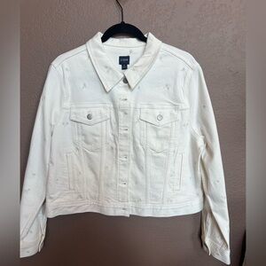 J. Crew Women's Cream Jean Jacket